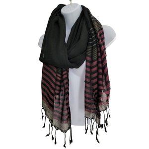 Ecote' Womens black Scarves wrap One size